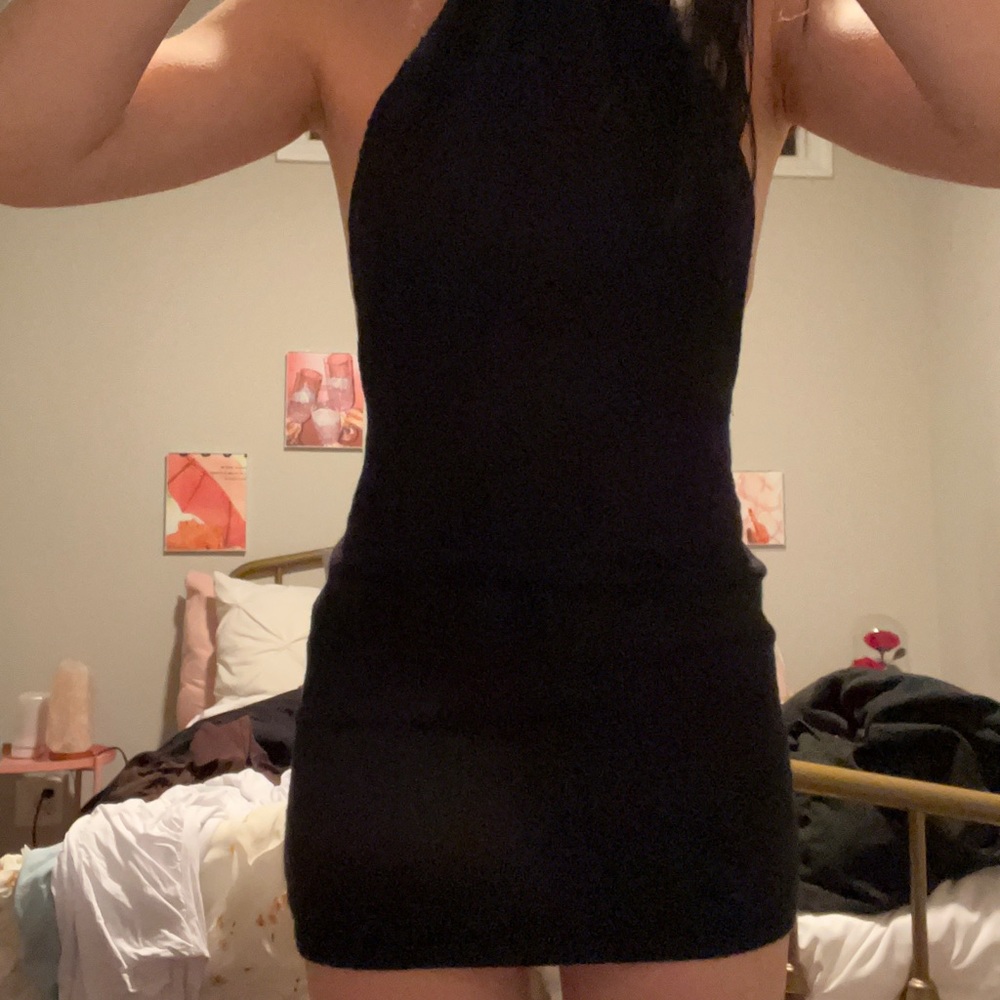 Edikted halter dress in black!